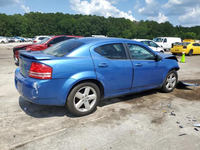 1B3LC56R78N571329 - 2008 DODGE AVENGER SXT BLUE photo 3