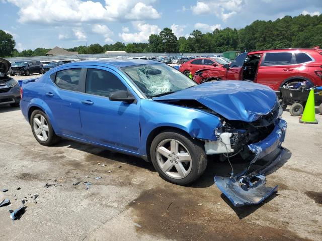 1B3LC56R78N571329 - 2008 DODGE AVENGER SXT BLUE photo 4
