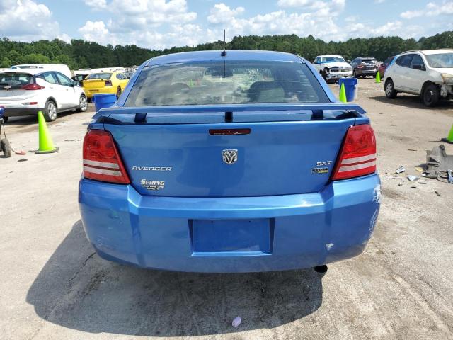 1B3LC56R78N571329 - 2008 DODGE AVENGER SXT BLUE photo 6