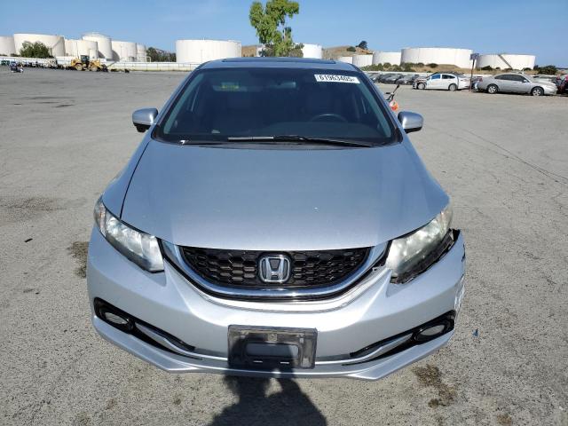 2HGFB2F93FH522617 - 2015 HONDA CIVIC EXL SILVER photo 5