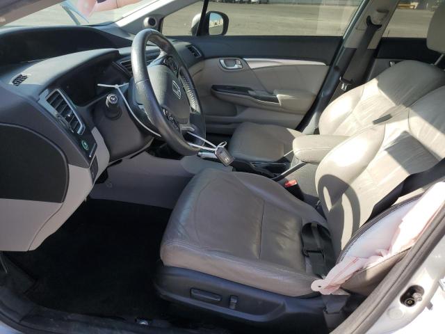 2HGFB2F93FH522617 - 2015 HONDA CIVIC EXL SILVER photo 7