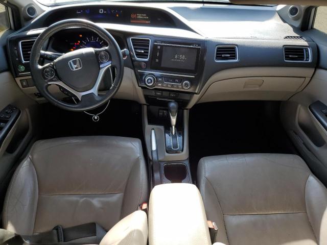2HGFB2F93FH522617 - 2015 HONDA CIVIC EXL SILVER photo 8