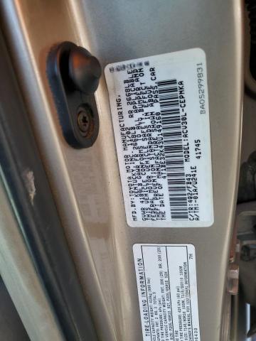 4T1BE32K43U149160 - 2003 TOYOTA CAMRY LE BROWN photo 12