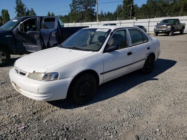 1NXBR12EXXZ256366 - 1999 TOYOTA COROLLA VE WHITE photo 1