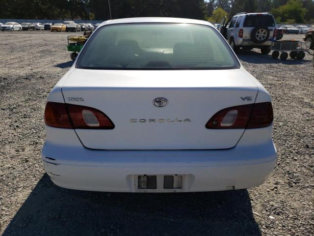 1NXBR12EXXZ256366 - 1999 TOYOTA COROLLA VE WHITE photo 6