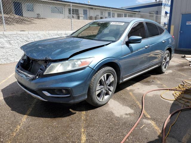5J6TF2H55FL001217 - 2015 HONDA CROSSTOUR EXL ტურკოუსი ფოტო 1