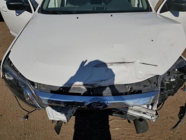 3FAHP0GA5BR279760 - 2011 FORD FUSION S WHITE photo 11