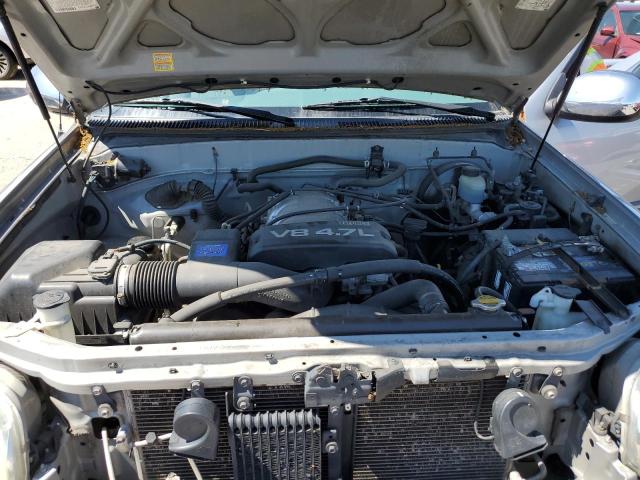 5TBBT44132S317256 - 2002 TOYOTA TUNDRA ACCESS CAB ვერცხლისფერი ფოტო 11