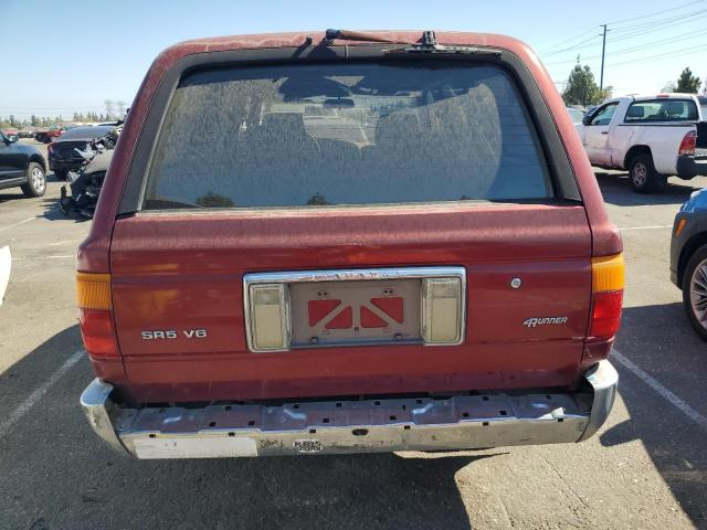 JT3VN29V1L0003290 - 1990 TOYOTA 4RUNNER VN29 SR5 RED photo 6