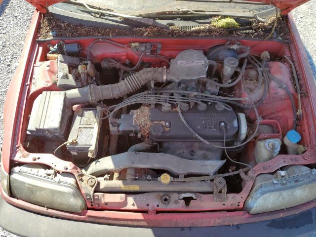 JHMED6343JS002308 - 1988 HONDA CIVIC RED photo 11