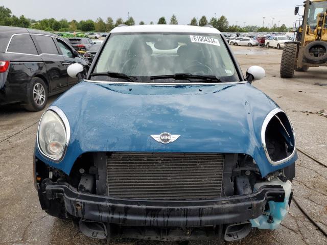 WMWZC5C54BWL52840 - 2011 MINI COOPER S COUNTRYMAN BLUE photo 5