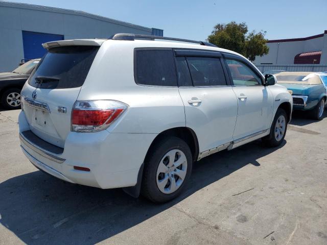 JTEBC3EH1B2001659 - 2011 TOYOTA HIGHLANDER HYBRID WHITE photo 3