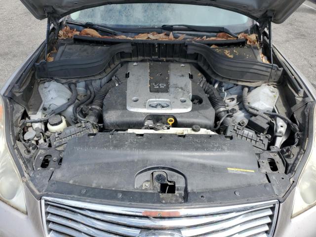 JN1AJ0HP7AM700730 - 2010 INFINITI EX35 BASE Մոխրագույն լուսանկար 12