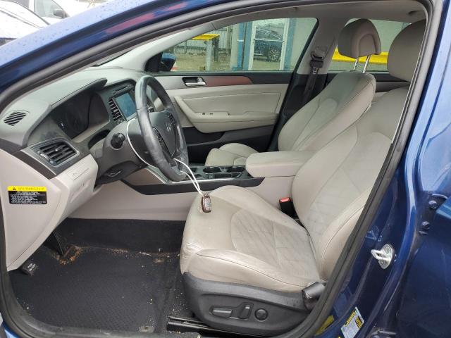 5NPE34AF4GH434037 - 2016 HYUNDAI SONATA SPORT BLUE photo 7