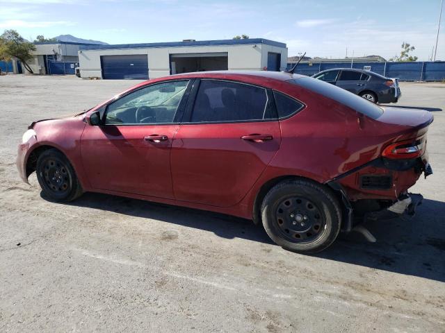 1C3CDFAA8FD337453 - 2015 DODGE DART SE MAROON photo 2