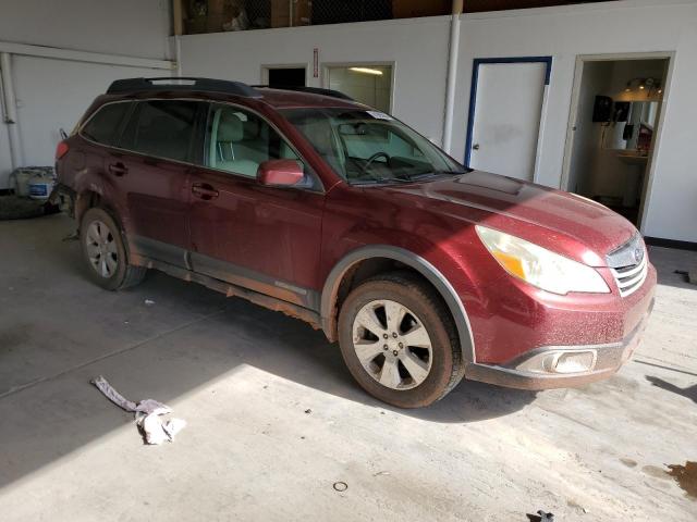 4S4BRBFC1B3334062 - 2011 SUBARU OUTBACK 2.5I PREMIUM BURGUNDY photo 4