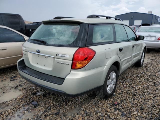 4S4BP61C877328618 - 2007 SUBARU LEGACY OUTBACK 2.5I CREAM photo 3