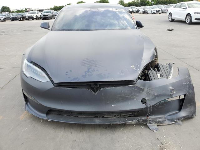 5YJSA1E64MF452324 - 2021 TESLA MODEL S GRAY photo 5