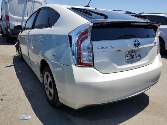 JTDKN3DU5F0432519 - 2015 TOYOTA PRIUS WHITE photo 2