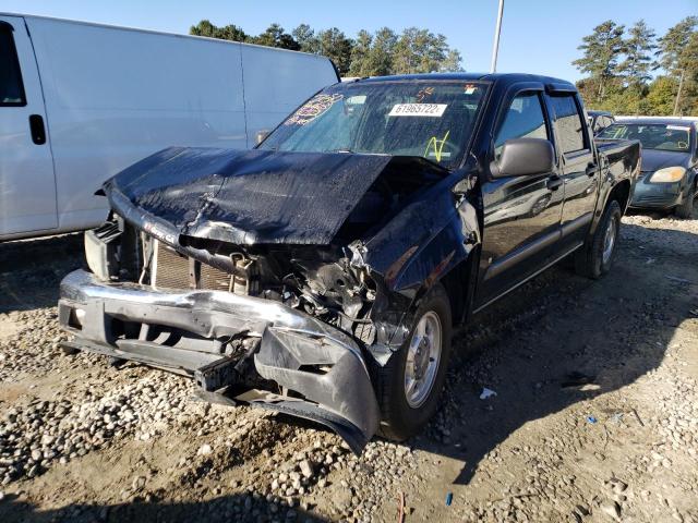 1GCCS13E888106603 - 2008 CHEVROLET COLORADO BLACK photo 2