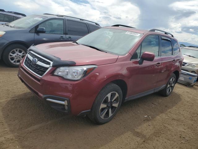JF2SJALC6JH450483 - 2018 SUBARU FORESTER 2.5I LIMITED RED photo 1