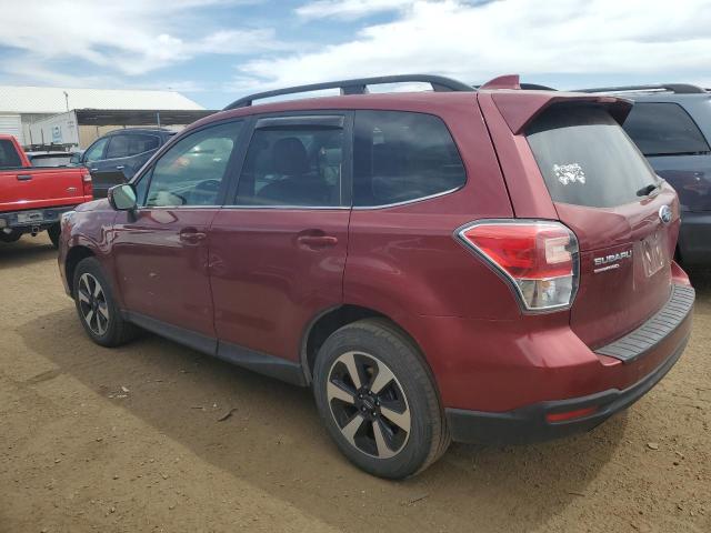 JF2SJALC6JH450483 - 2018 SUBARU FORESTER 2.5I LIMITED RED photo 2