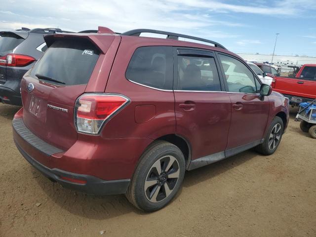 JF2SJALC6JH450483 - 2018 SUBARU FORESTER 2.5I LIMITED RED photo 3