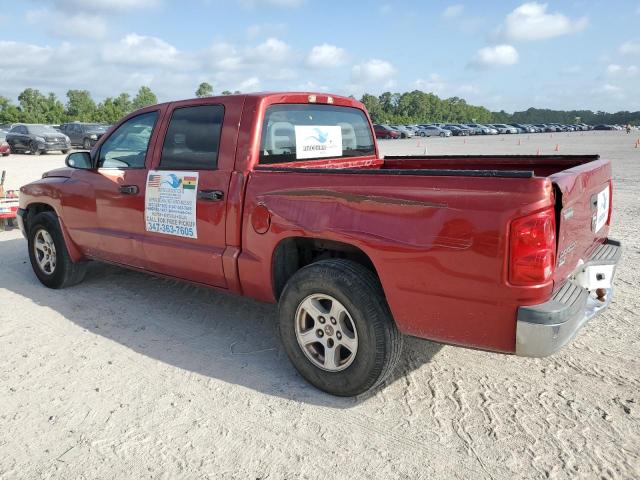 1D7HE48K26S698387 - 2006 DODGE DAKOTA QUAD SLT RED photo 2