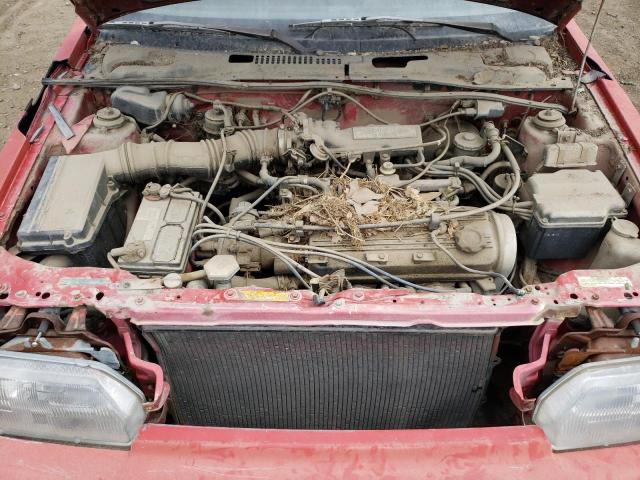 JHMAF5334GS021064 - 1986 HONDA CIVIC 1500 CRX SI RED photo 11