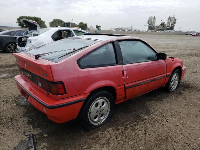 JHMAF5334GS021064 - 1986 HONDA CIVIC 1500 CRX SI RED photo 3