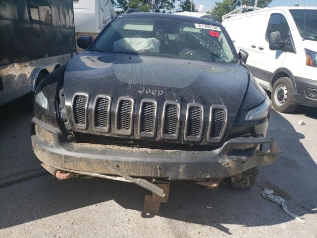 1C4PJMBX8JD592917 - 2018 JEEP CHEROKEE TRAILHAWK BLACK photo 5