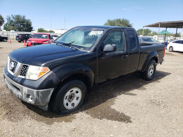 1N6BD06T05C460941 - 2005 NISSAN FRONTIER KING CAB XE BLACK photo 1