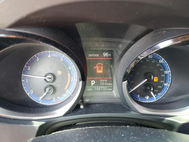 2T1BURHE3FC240076 - 2015 TOYOTA COROLLA L GRAY photo 9