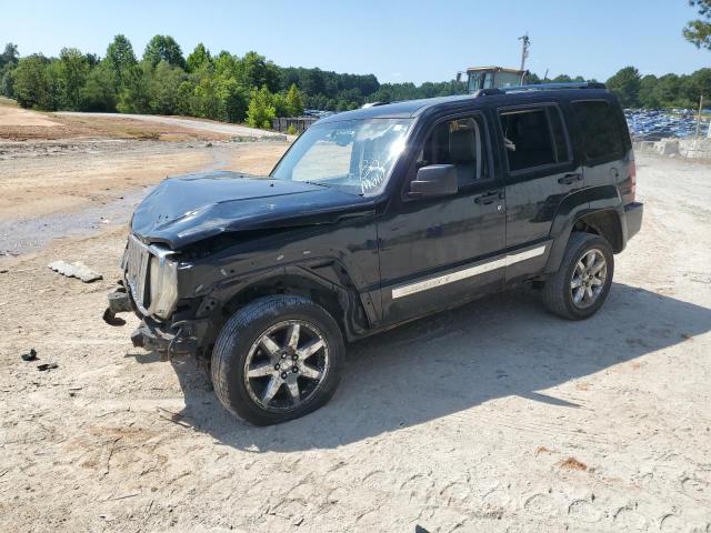 1J8GN58K68W136458 - 2008 JEEP LIBERTY LIMITED BLACK photo 1