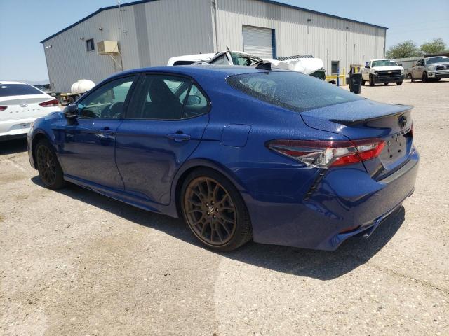 4T1G11AK4PU115183 - 2023 TOYOTA CAMRY SE NIGHT SHADE BLUE photo 2