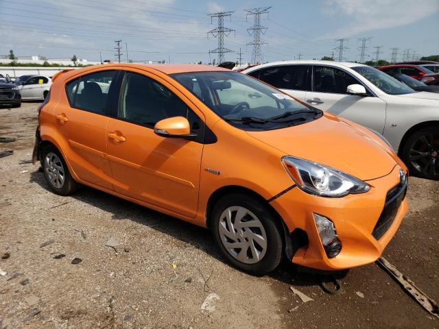 JTDKDTB34F1095445 - 2015 TOYOTA PRIUS C ORANGE photo 4