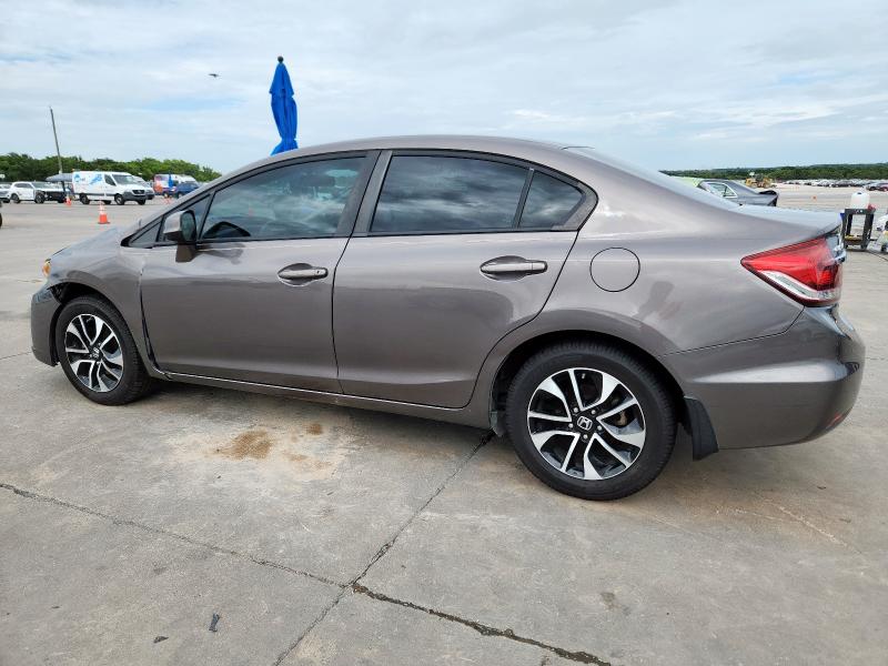 19XFB2F95DE011160 - 2013 HONDA CIVIC EXL GRAY photo 2