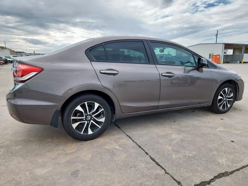 19XFB2F95DE011160 - 2013 HONDA CIVIC EXL GRAY photo 3