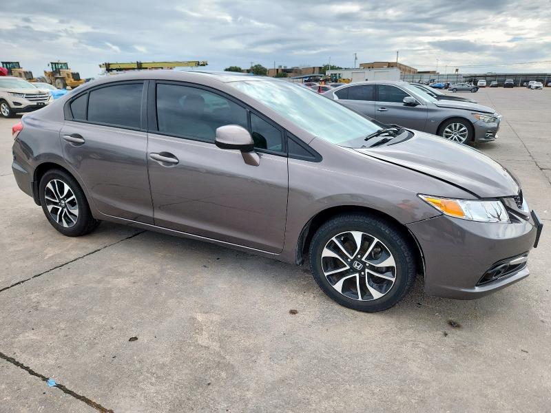 19XFB2F95DE011160 - 2013 HONDA CIVIC EXL GRAY photo 4