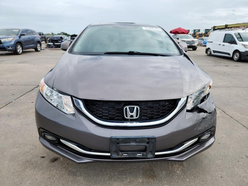 19XFB2F95DE011160 - 2013 HONDA CIVIC EXL GRAY photo 5
