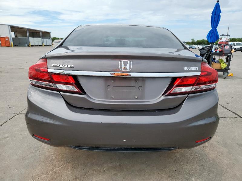 19XFB2F95DE011160 - 2013 HONDA CIVIC EXL GRAY photo 6