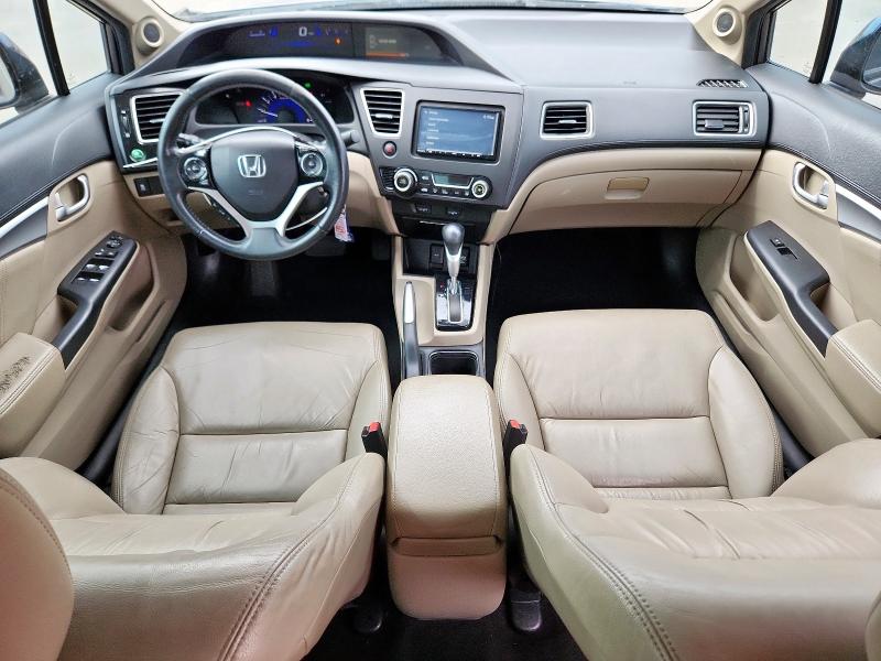 19XFB2F95DE011160 - 2013 HONDA CIVIC EXL GRAY photo 8