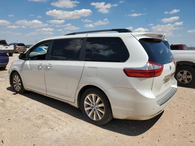 5TDYK3DC8FS594040 - 2015 TOYOTA SIENNA XLE WHITE photo 2