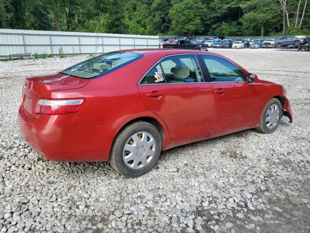 4T1BE46K27U103901 - 2007 TOYOTA CAMRY CE RED photo 3