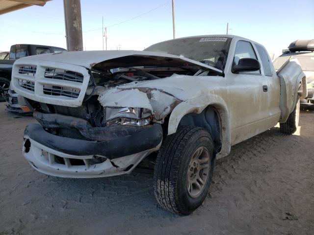 1D7HG32X63S128929 - 2003 DODGE DAKOTA SPORT WHITE photo 1