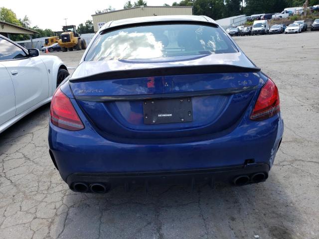 W1KWF6EB1MR636018 - 2021 MERCEDES-BENZ C 43 AMG BLUE photo 6