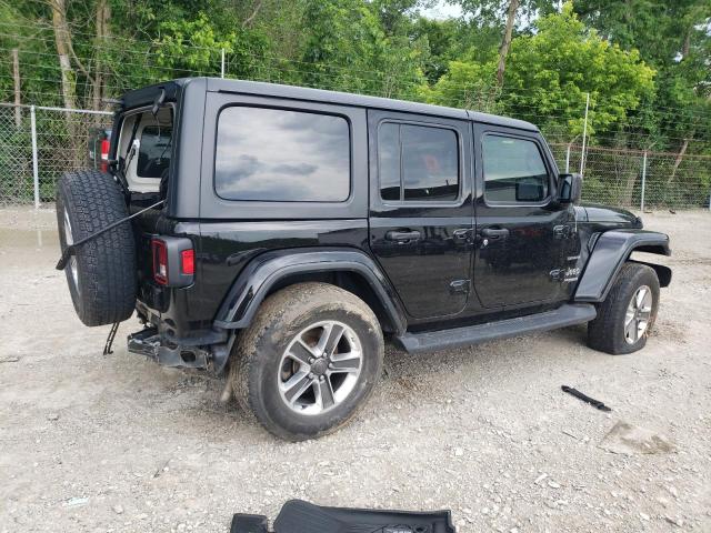 1C4HJXEG7KW670188 - 2019 JEEP WRANGLER U SAHARA Սև լուսանկար 3