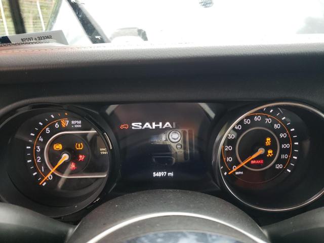 1C4HJXEG7KW670188 - 2019 JEEP WRANGLER U SAHARA Սև լուսանկար 9