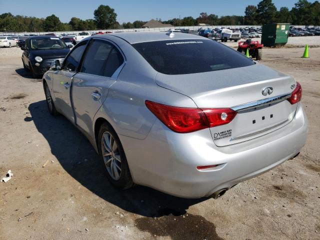 JN1BV7AP7FM336764 - 2015 INFINITI Q50 BASE/P BASE SILVER photo 3