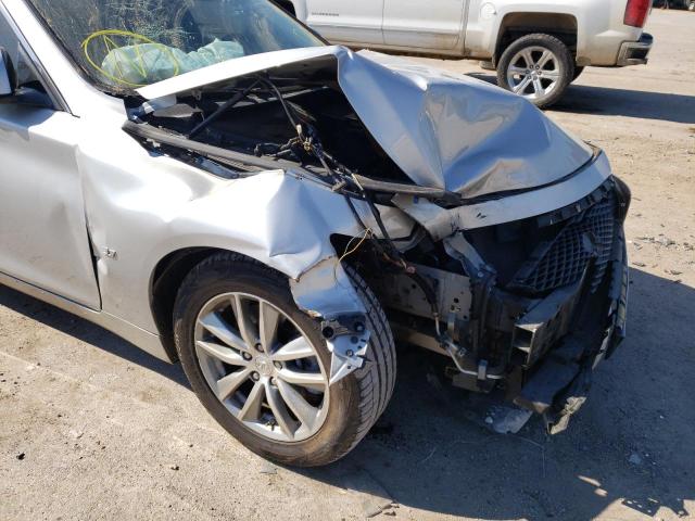 JN1BV7AP7FM336764 - 2015 INFINITI Q50 BASE/P BASE SILVER photo 9